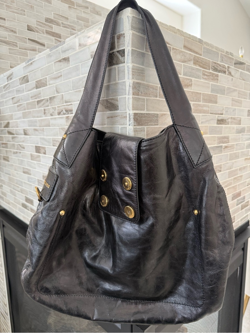 Marc Jacobs - authentic Leather Shoulder Bag -2006